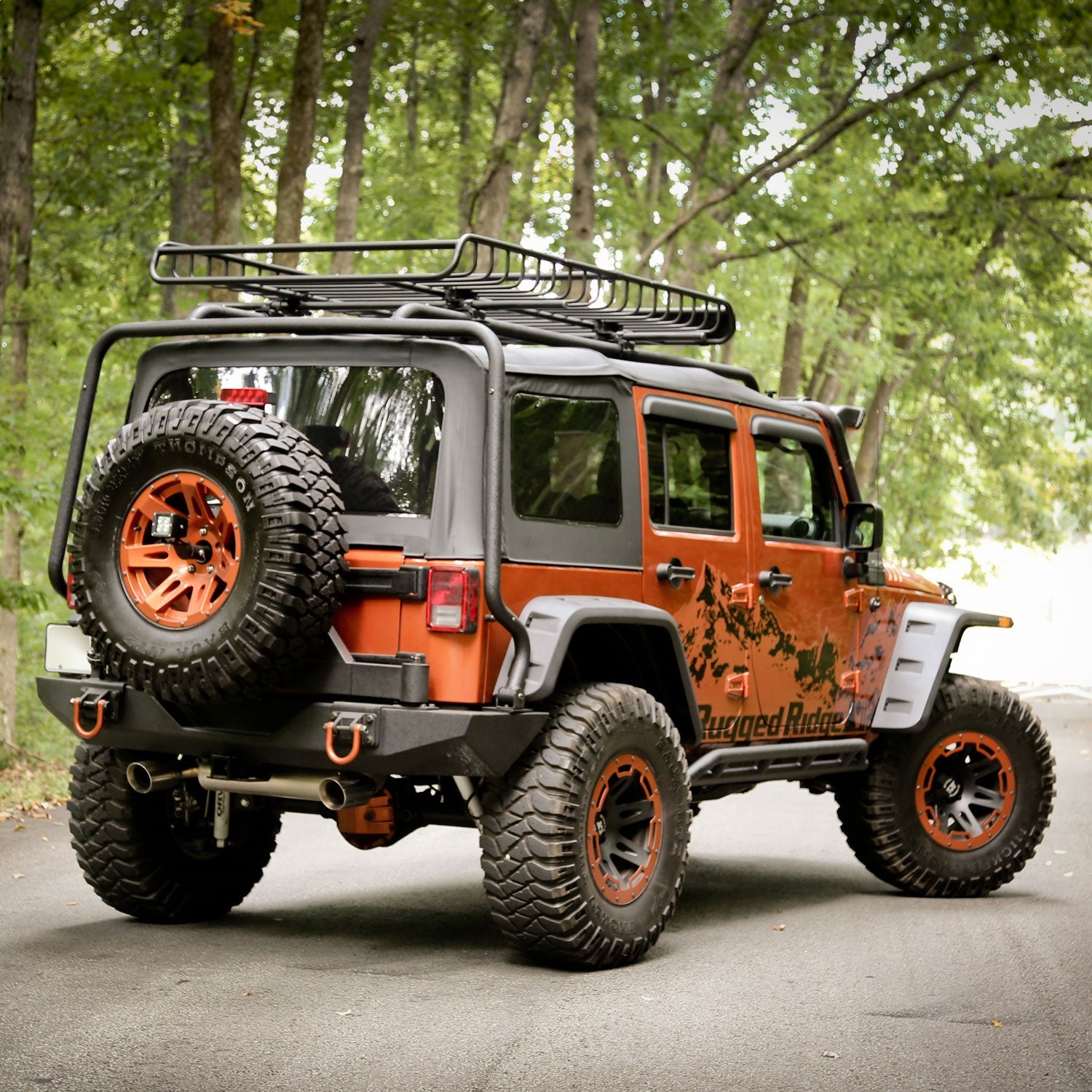 Rugged Ridge - Rugged Ridge Hurricane Flat Fender Flare Kit 07-18 Jeep Wrangler - 11640.10 - MST Motorsports