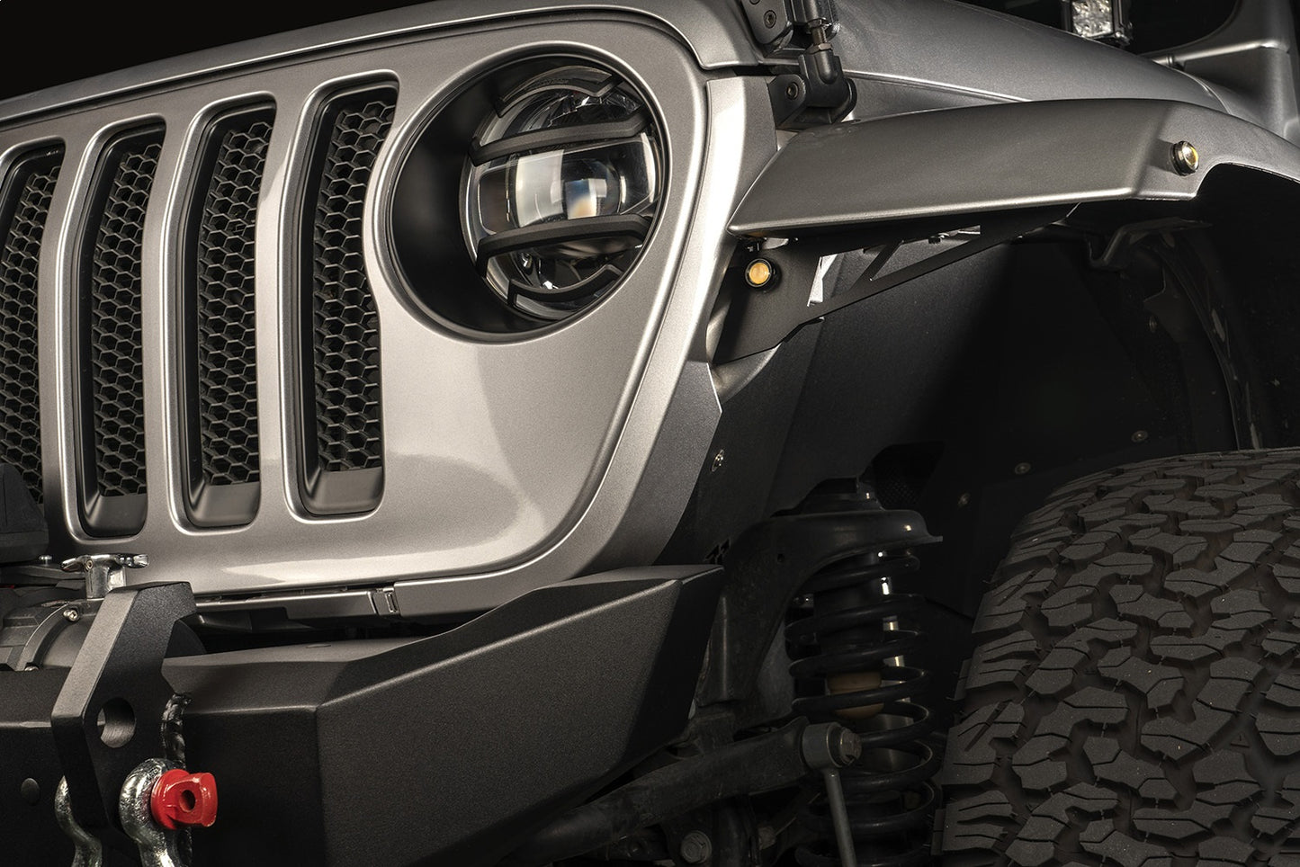 Rugged Ridge - Rugged Ridge Chop Brackets Front Fender 18-20 Jeep Wrangler JL/JT Non-Rubicon - 11640.91 - MST Motorsports