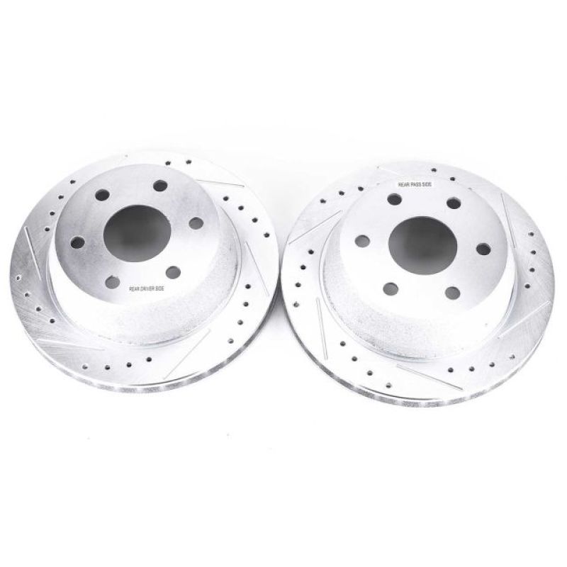 PowerStop - Power Stop 02-06 Cadillac Escalade Rear Evolution Drilled & Slotted Rotors - Pair - AR8645XPR - MST Motorsports