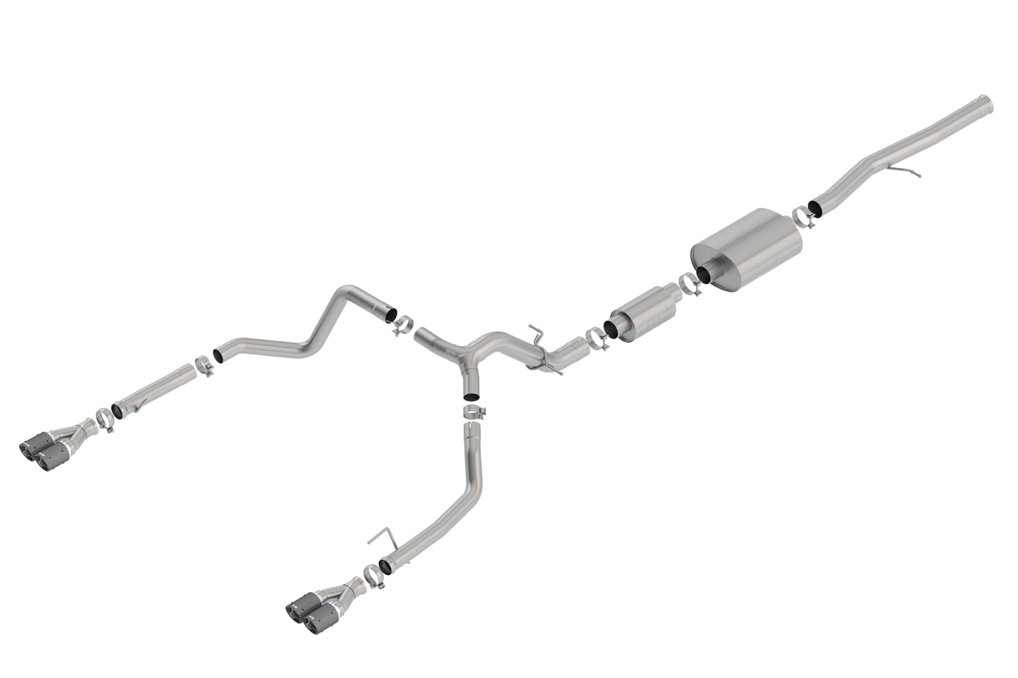 Borla - Cat-Back Exhaust System - S-Type - 140774CF - MST Motorsports