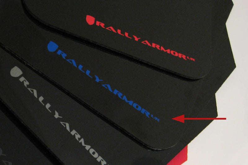 Rally Armor - Black Mud Flap/Blue Logo - MF1-UR-BLK/BL - MST Motorsports