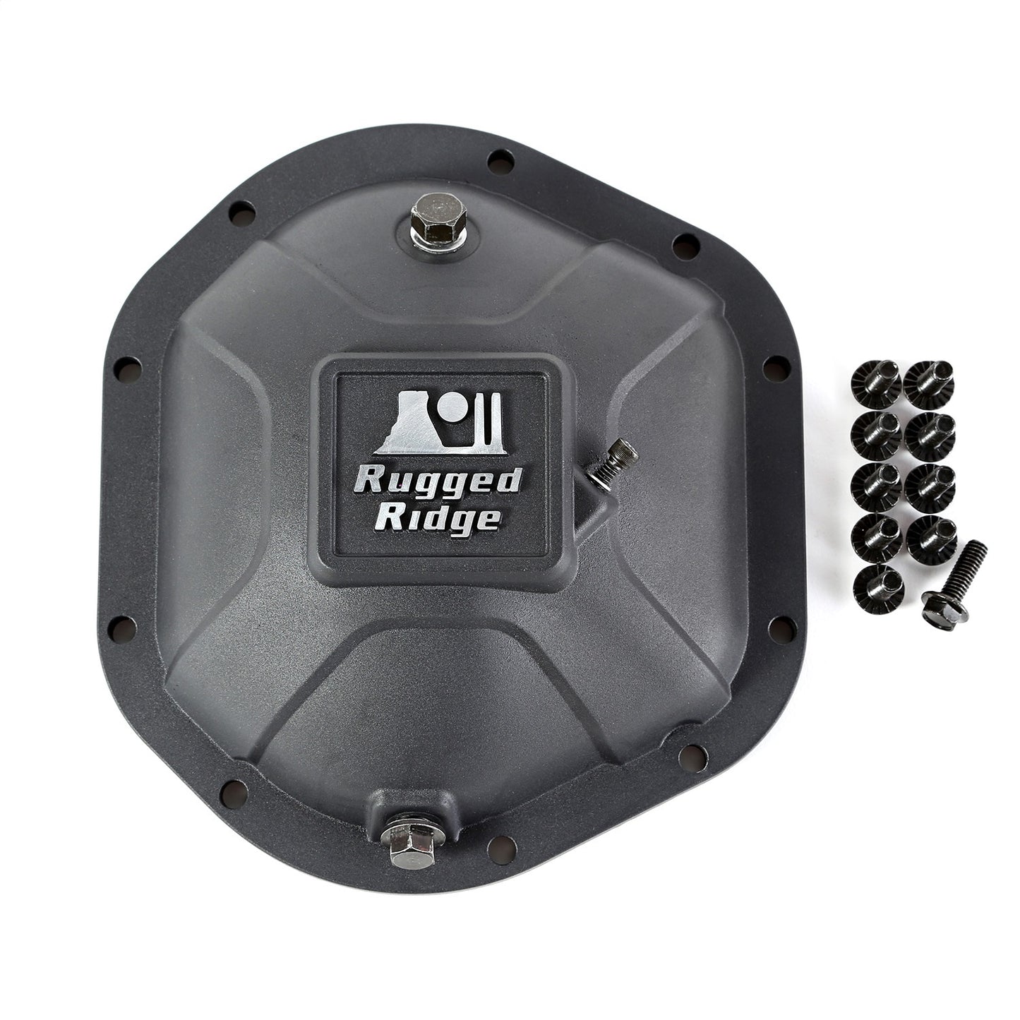 Rugged Ridge - Rugged Ridge Boulder Aluminum Differential Cover Dana 44 Black - 16595.12 - MST Motorsports