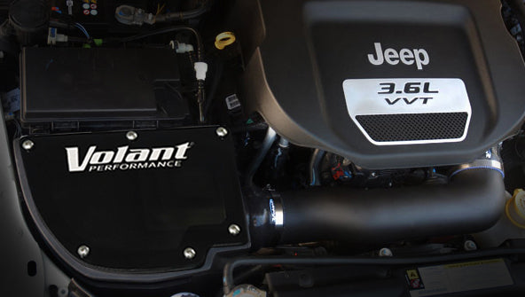 Volant - Volant 12-13 Jeep Wrangler 3.6L V6 Pro5 Closed Box Air Intake System - 17636 - MST Motorsports