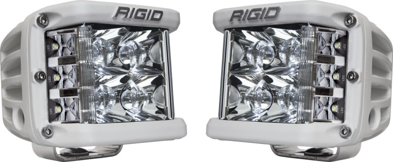 RIGID Industries - RIGID D-SS PRO Side Shooter, Spot Optic, Surface Mount, White Housing, Pair - 862213 - MST Motorsports