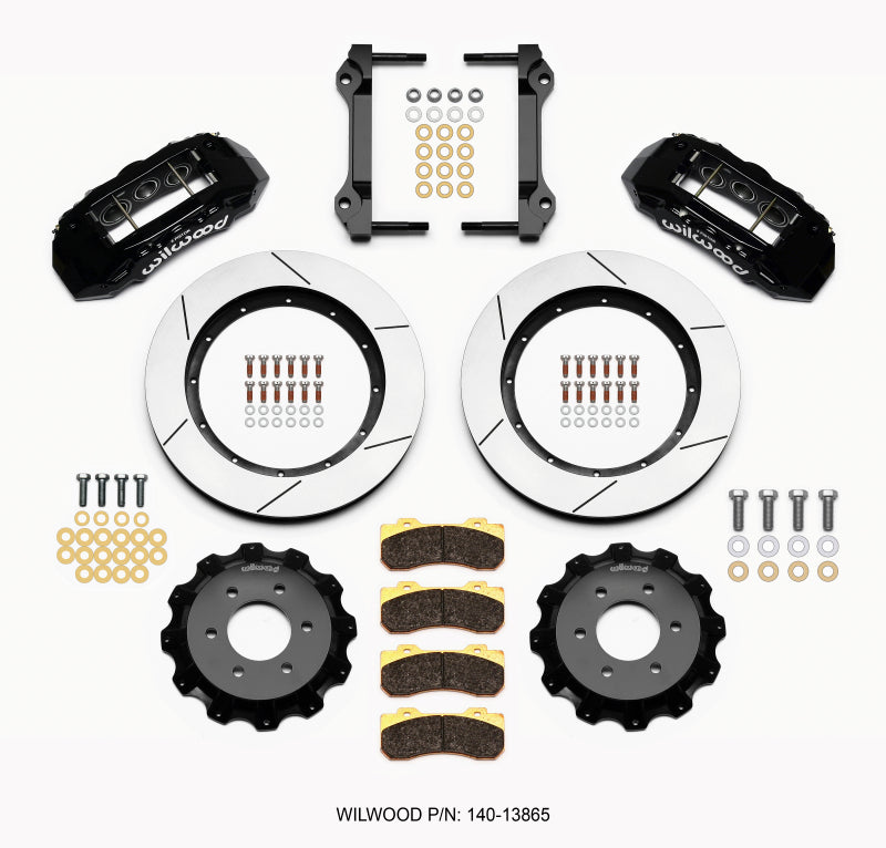 Wilwood - Wilwood TX6R Front Kit 15.50in Black 2010-Up Ford F150 (6 lug) - 140-13865 - MST Motorsports