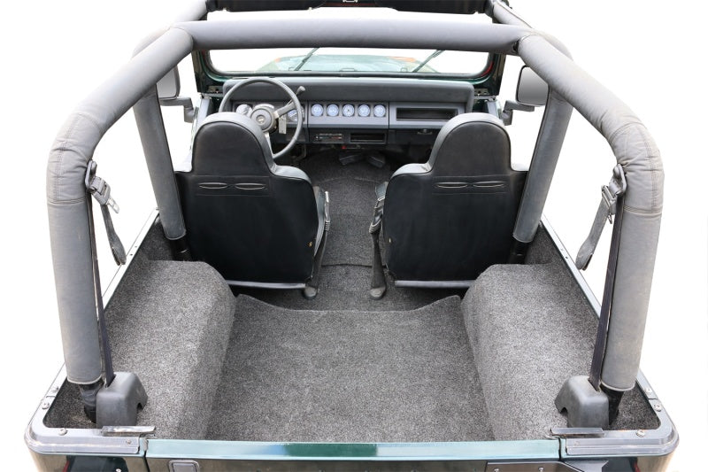 BedRug - BedRug 87-95 Jeep YJ Rear Kit 4pc Cargo Kit (Incl Tailgate & Cargo Liner) - BRYJ87R - MST Motorsports