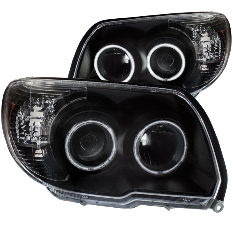 ANZO - Projector Headlight Set; Clear Lens; Black Housing; Pair; w/U-Bar; - 111320 - MST Motorsports