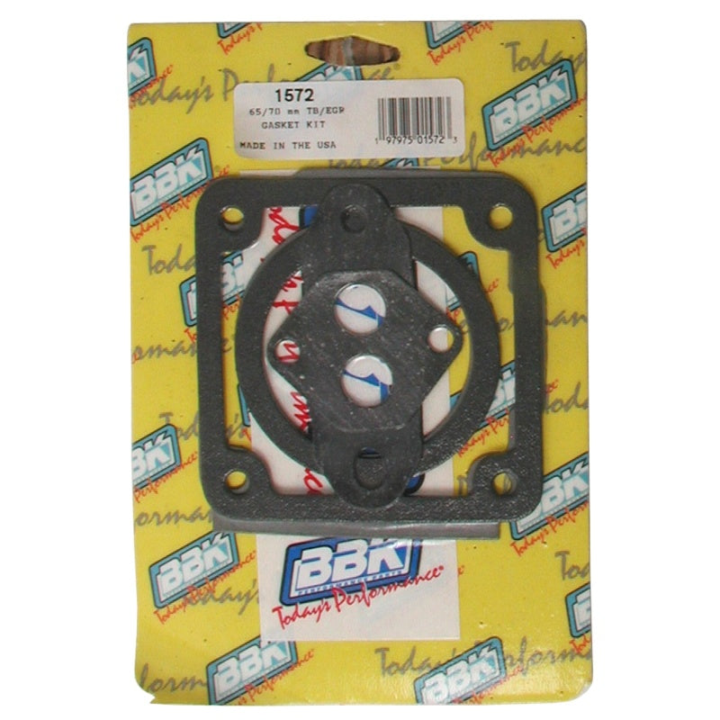 BBK Performance Parts - 1986-1993 MUSTANG THROTTLE BODY GASKET KIT 65/70MM AND STOCK TB. - 1572 - MST Motorsports