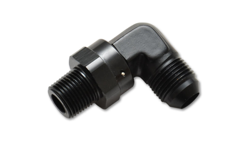 Vibrant - Male AN to Male NPT 90 Degree Swivel Adapter, -10 AN to 1/2" NPT - 11360 - MST Motorsports