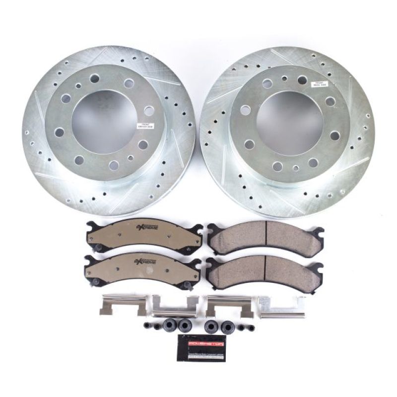 PowerStop - Power Stop 02-04 Chevrolet Avalanche 2500 Front Z36 Truck & Tow Brake Kit - K2071-36 - MST Motorsports