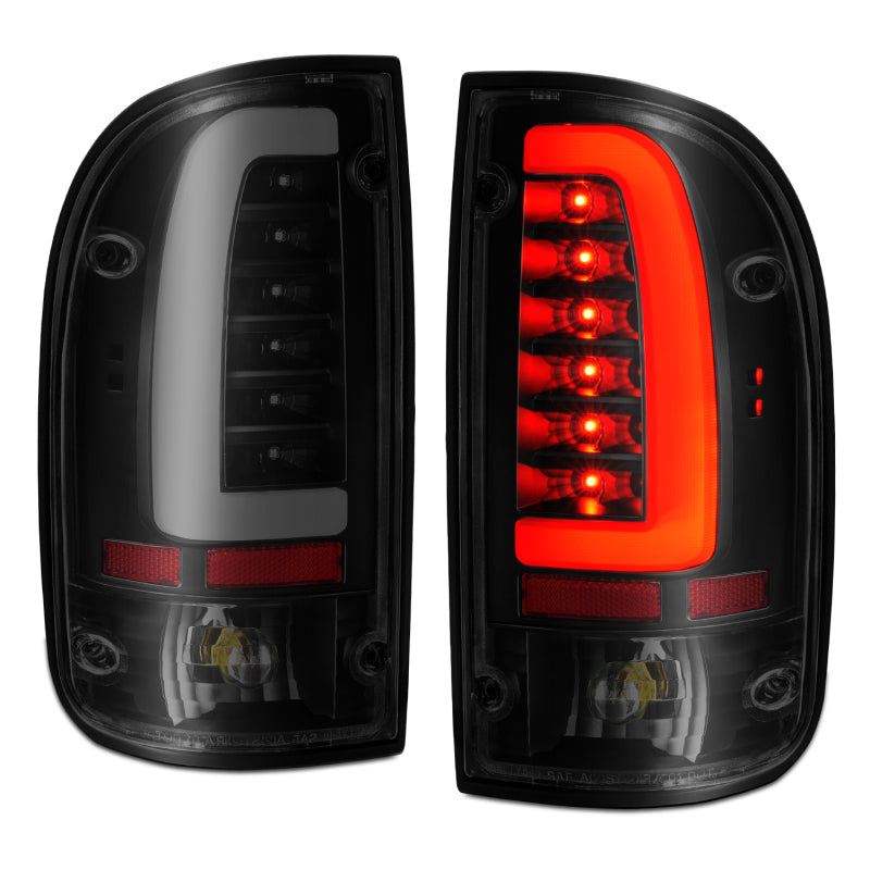 ANZO - Tail Light Assembly; LED; Black Housing; Smoke Lens; Pair - 311354 - MST Motorsports