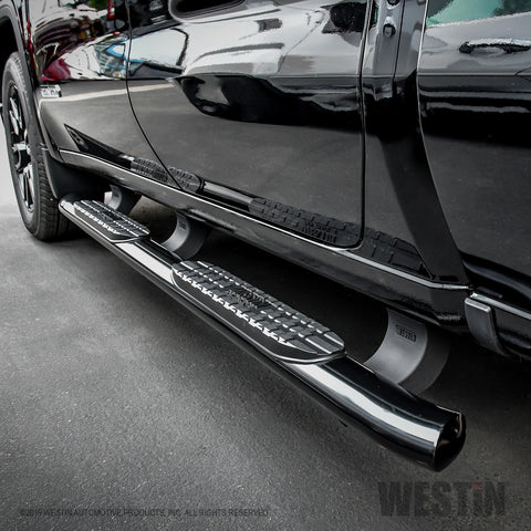 Westin - PRO TRAXX 4 Oval Nerf Step Bars; Black Powdercoat; Incl. Mount Kit And Hardware; - 21-24125 - MST Motorsports