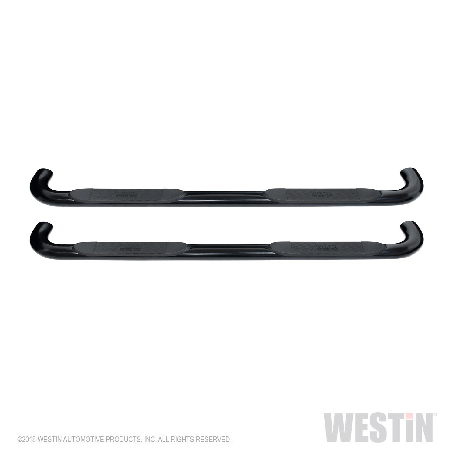 Westin - Platinum 4 Oval Nerf Step Bars; Black; - 21-4135 - MST Motorsports