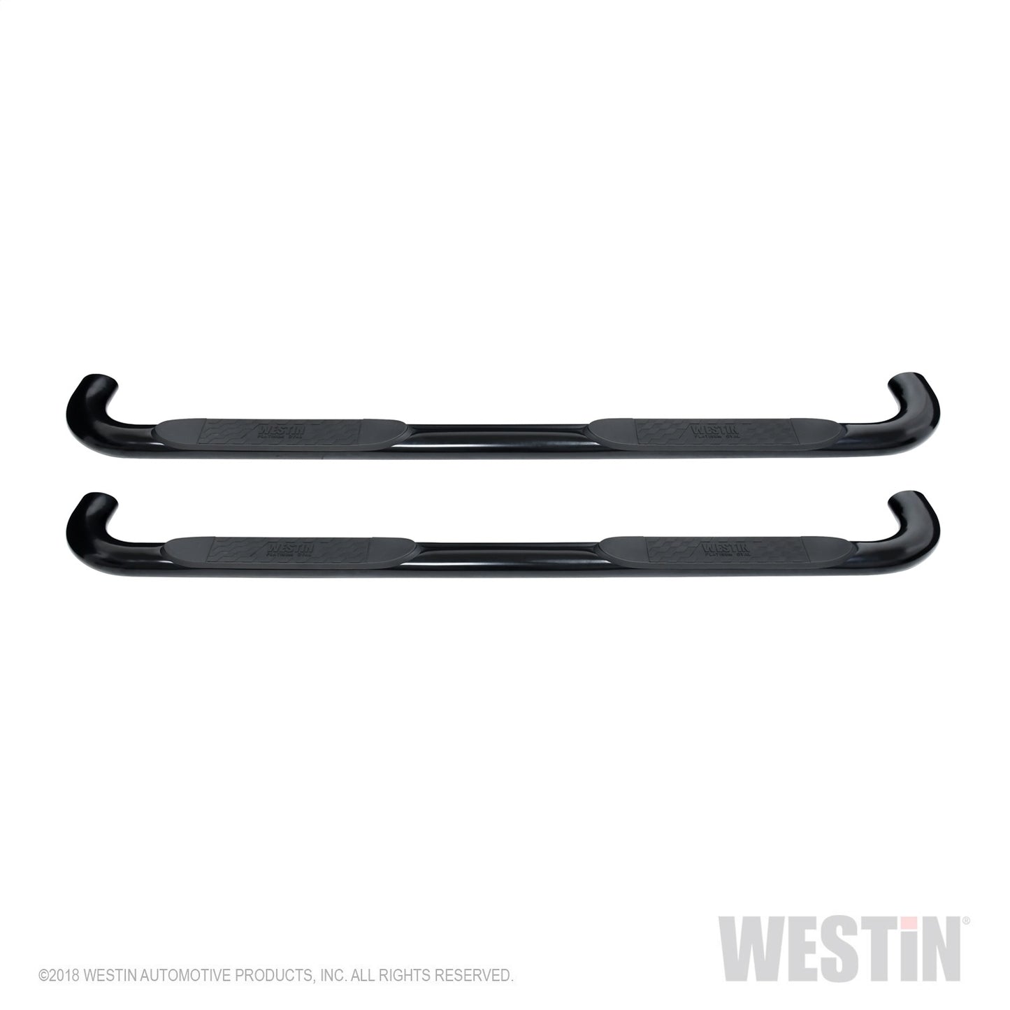 Westin - Platinum 4 Oval Nerf Step Bars; Black; - 21-4135 - MST Motorsports