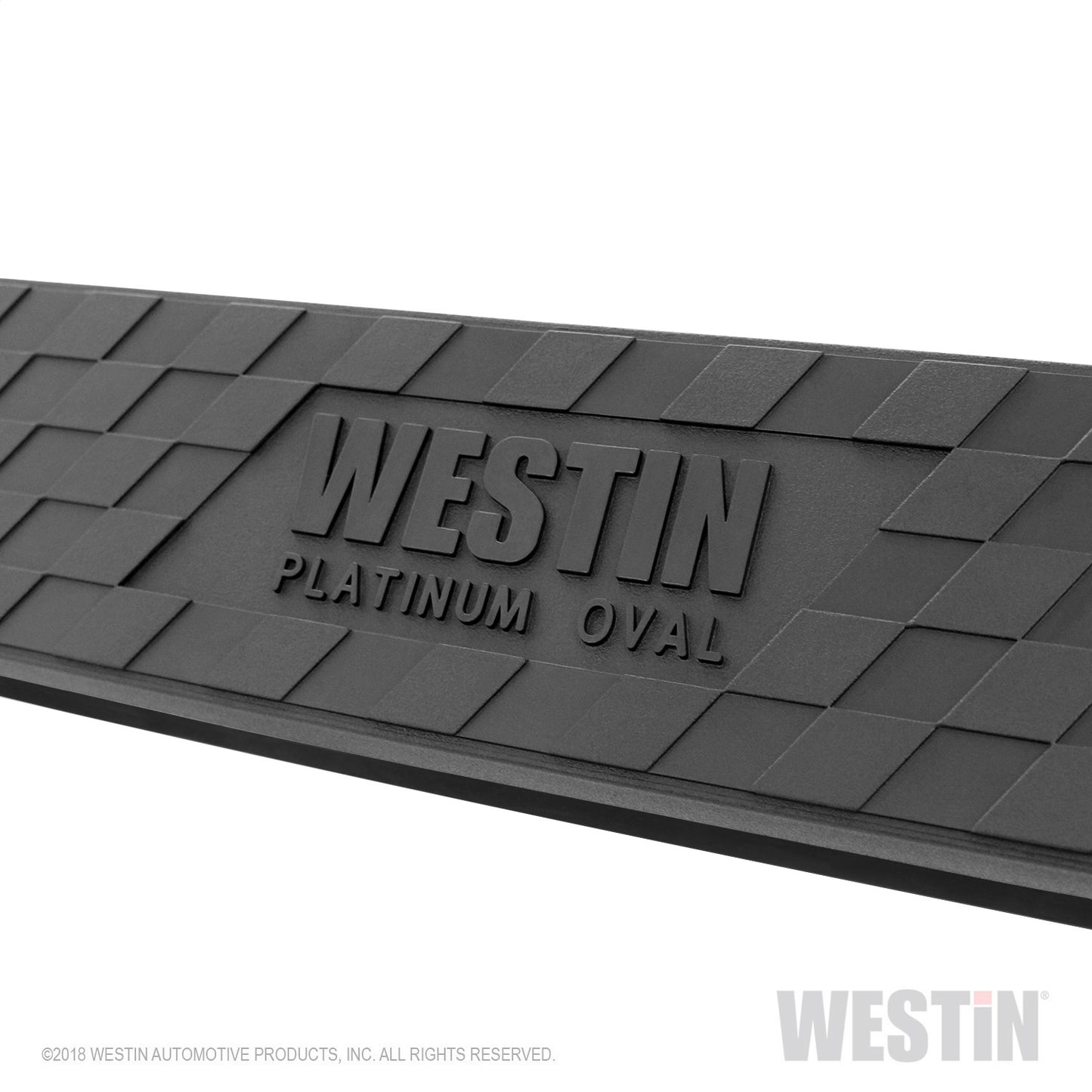 Westin - Platinum 4 Oval Nerf Step Bars; Black; - 21-4135 - MST Motorsports