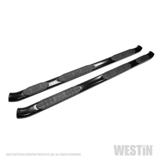 Westin - PRO TRAXX 5 Oval Wheel to Wheel Nerf Step Bars; Black; w/Mount Kit; - 21-534645 - MST Motorsports