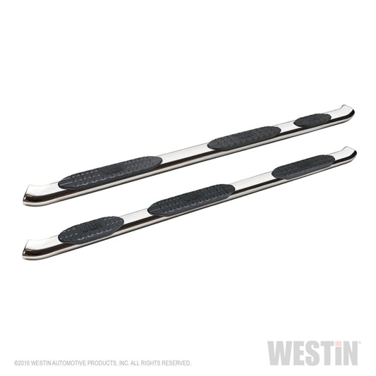 Westin - PRO TRAXX 5 Oval Wheel to Wheel Nerf Step Bars; Stainless Steel; w/Mount Kit; - 21-534700 - MST Motorsports