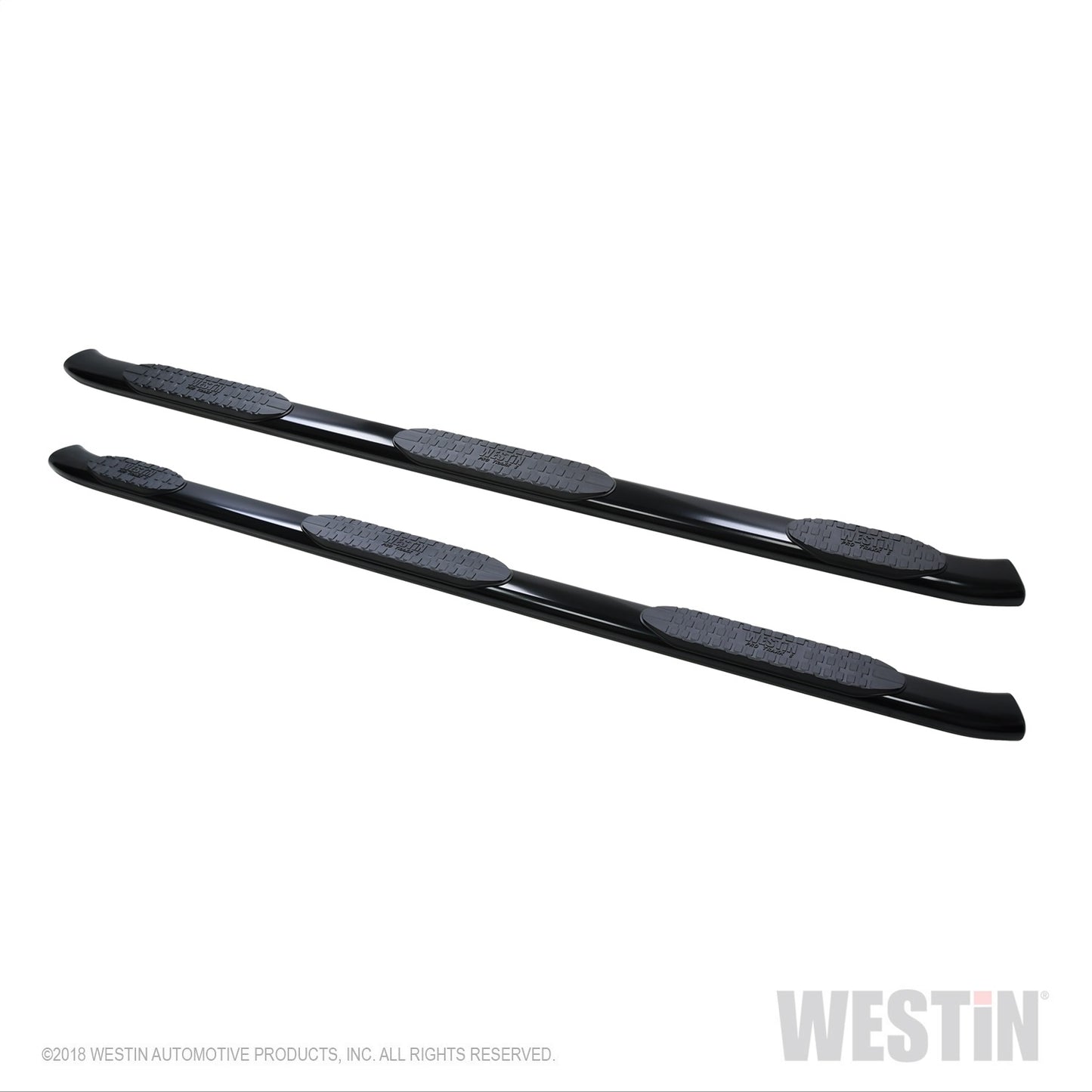 Westin - PRO TRAXX 5 Oval Wheel to Wheel Nerf Step Bars; Black; w/Mount Kit; - 21-534725 - MST Motorsports