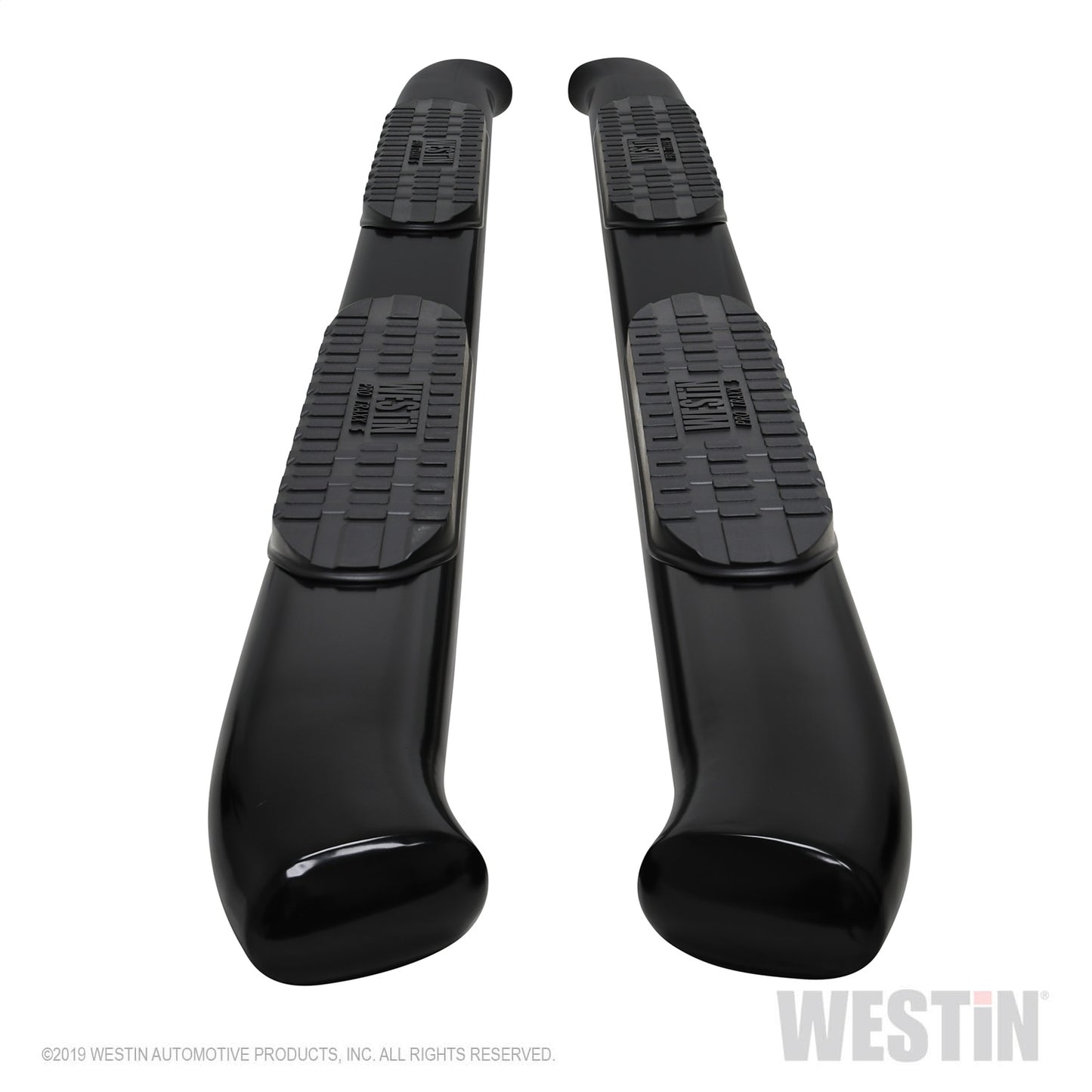 Westin - PRO TRAXX 5 Oval Nerf Step Bars; Black; Steel; - 21-54165 - MST Motorsports