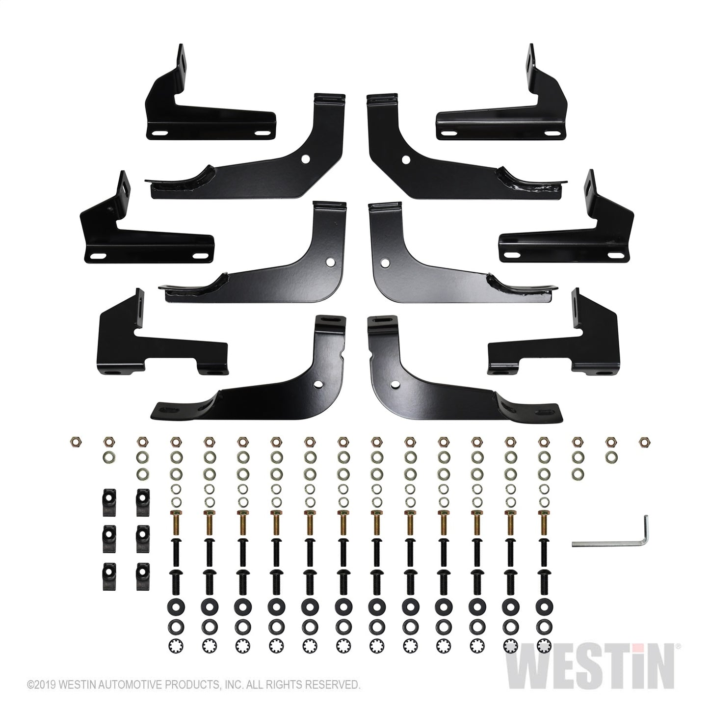 Westin - PRO TRAXX 5 Oval Nerf Step Bars; Black; Steel; - 21-54165 - MST Motorsports