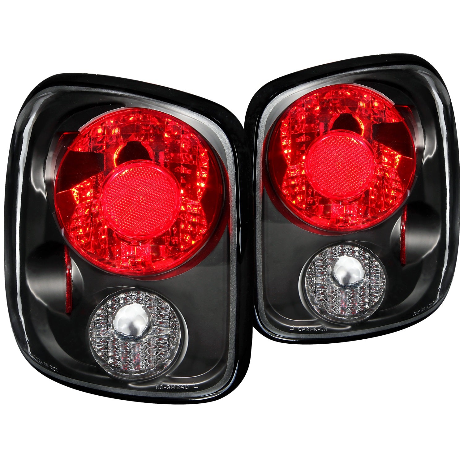 ANZO - Tail Light Assembly; Clear Lens; Black Housing; Pair; - 211028 - MST Motorsports