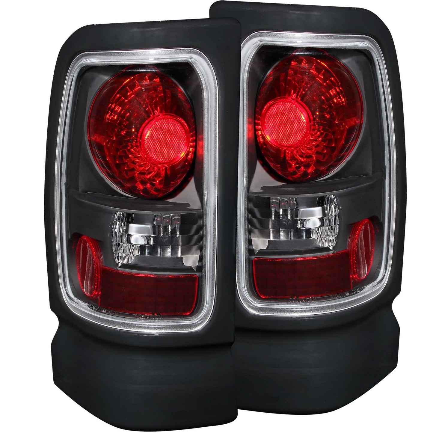 ANZO - Tail Light Assembly; Clear Lens; Black Housing; Pair; - 211048 - MST Motorsports