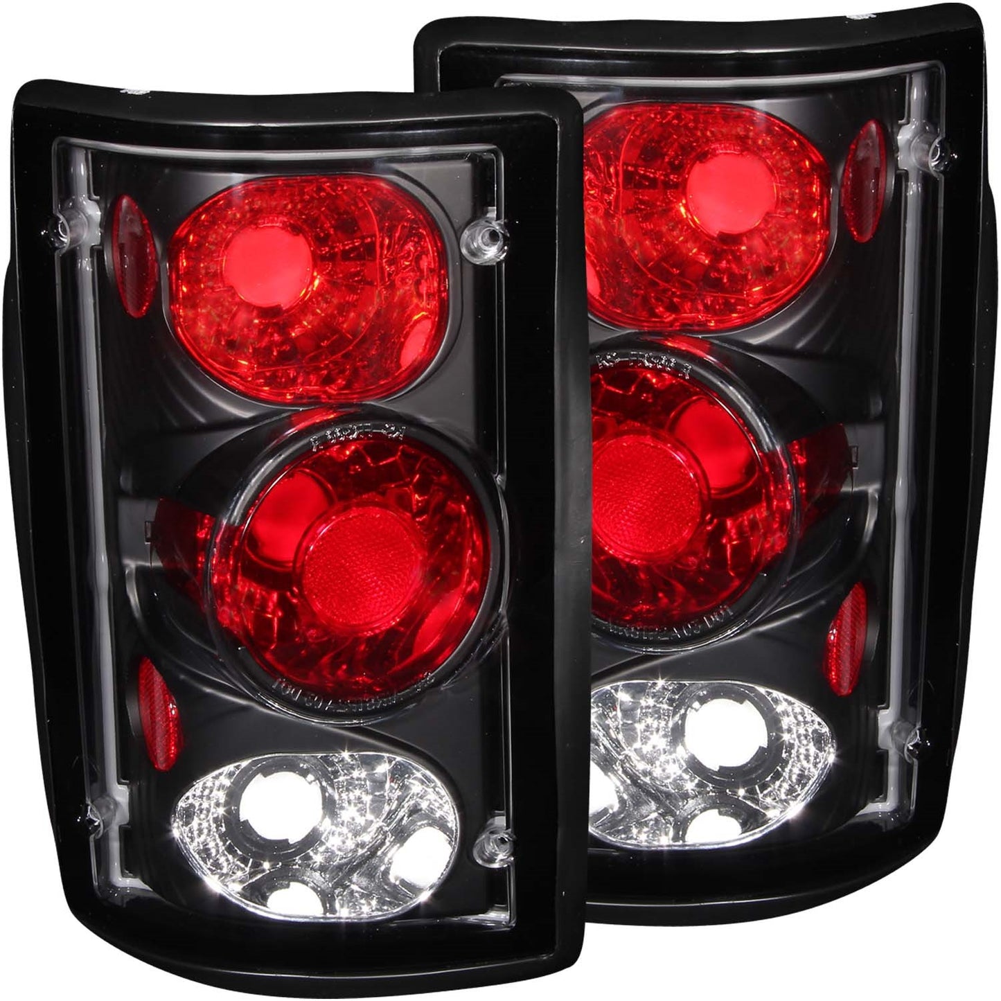 ANZO - Tail Light Assembly; Clear Lens; Black Housing; Pair; - 211051 - MST Motorsports