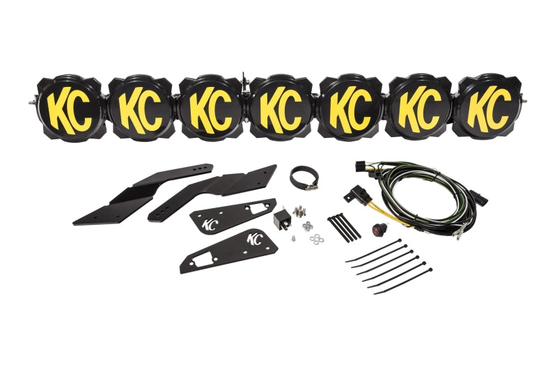 KC HiLiTES - Gravity LED Pro6 17-19 Can-Am Maverick X3 7-Light 45" LED Light Bar - 91334 - 91334 - MST Motorsports