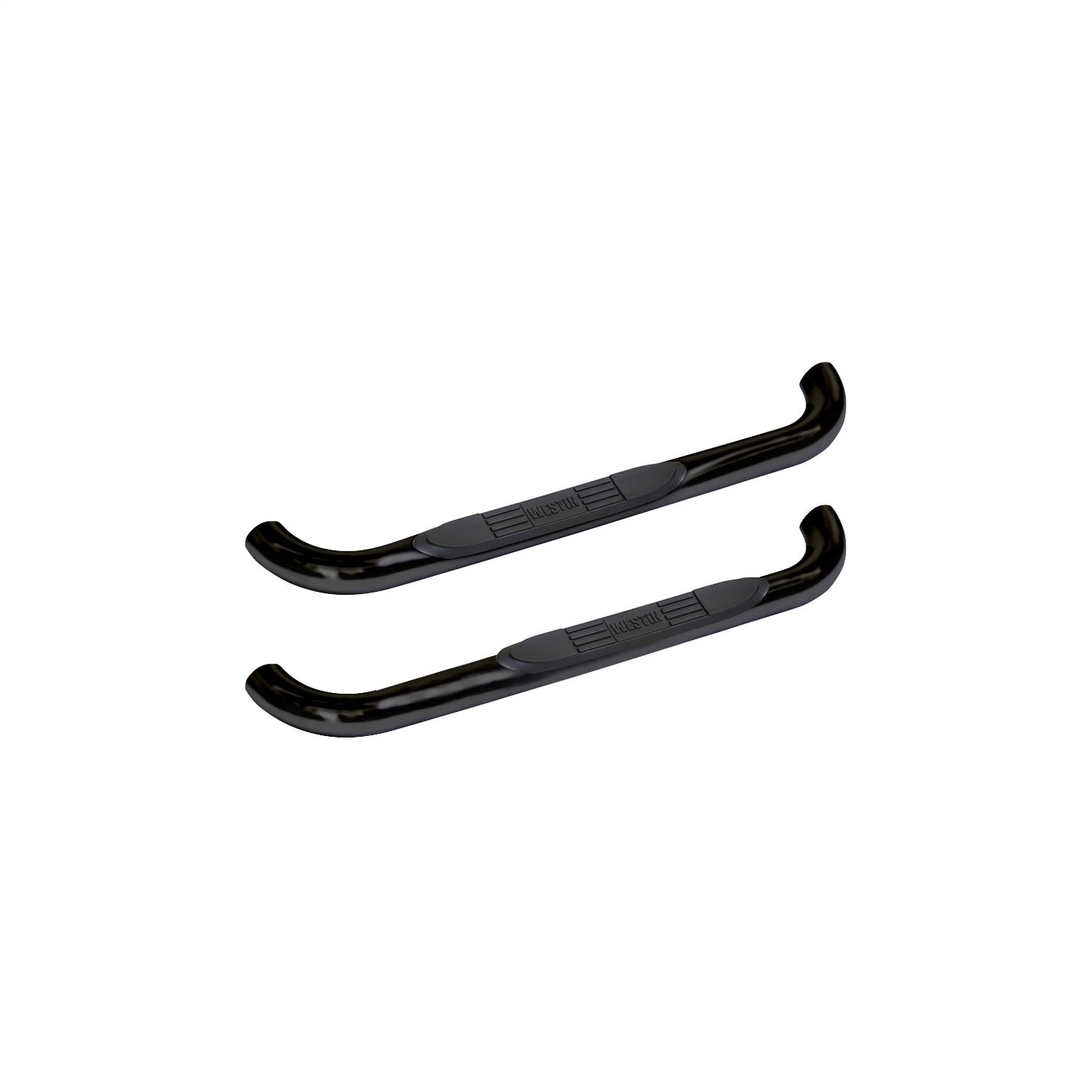 Westin - E-Series 3 Round Nerf Step Bars; Black; Steel; Mount Kit Included; - 23-3845 - MST Motorsports