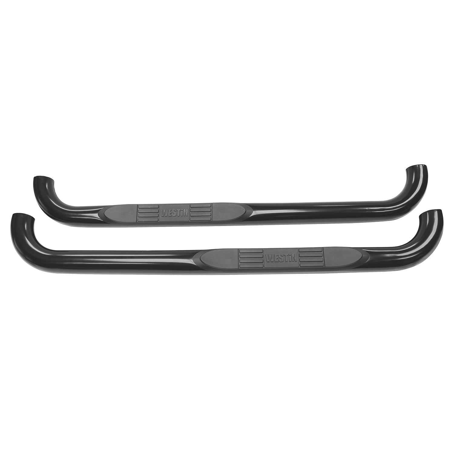 Westin - E-Series 3 Round Nerf Step Bars; Black; Steel; Mount Kit Included; Rocker Mount; - 23-3925 - MST Motorsports