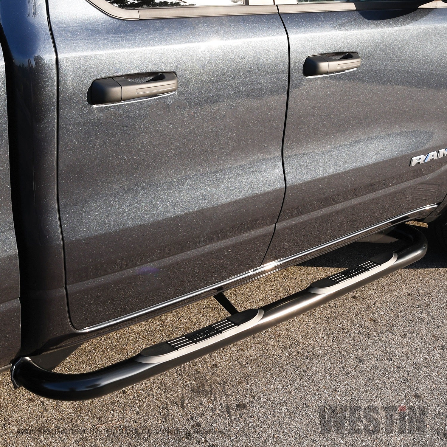 Westin - E-Series 3 Round Nerf Step Bars - 23-4085 - MST Motorsports