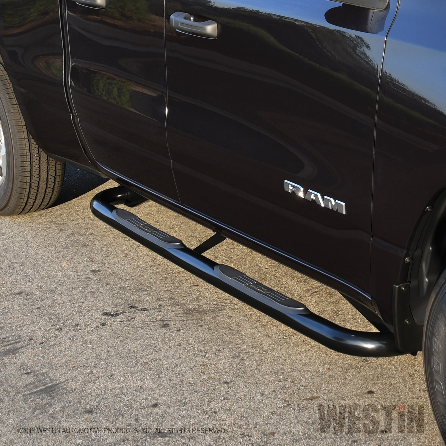 Westin - E-Series 3 Round Nerf Step Bars - 23-4085 - MST Motorsports