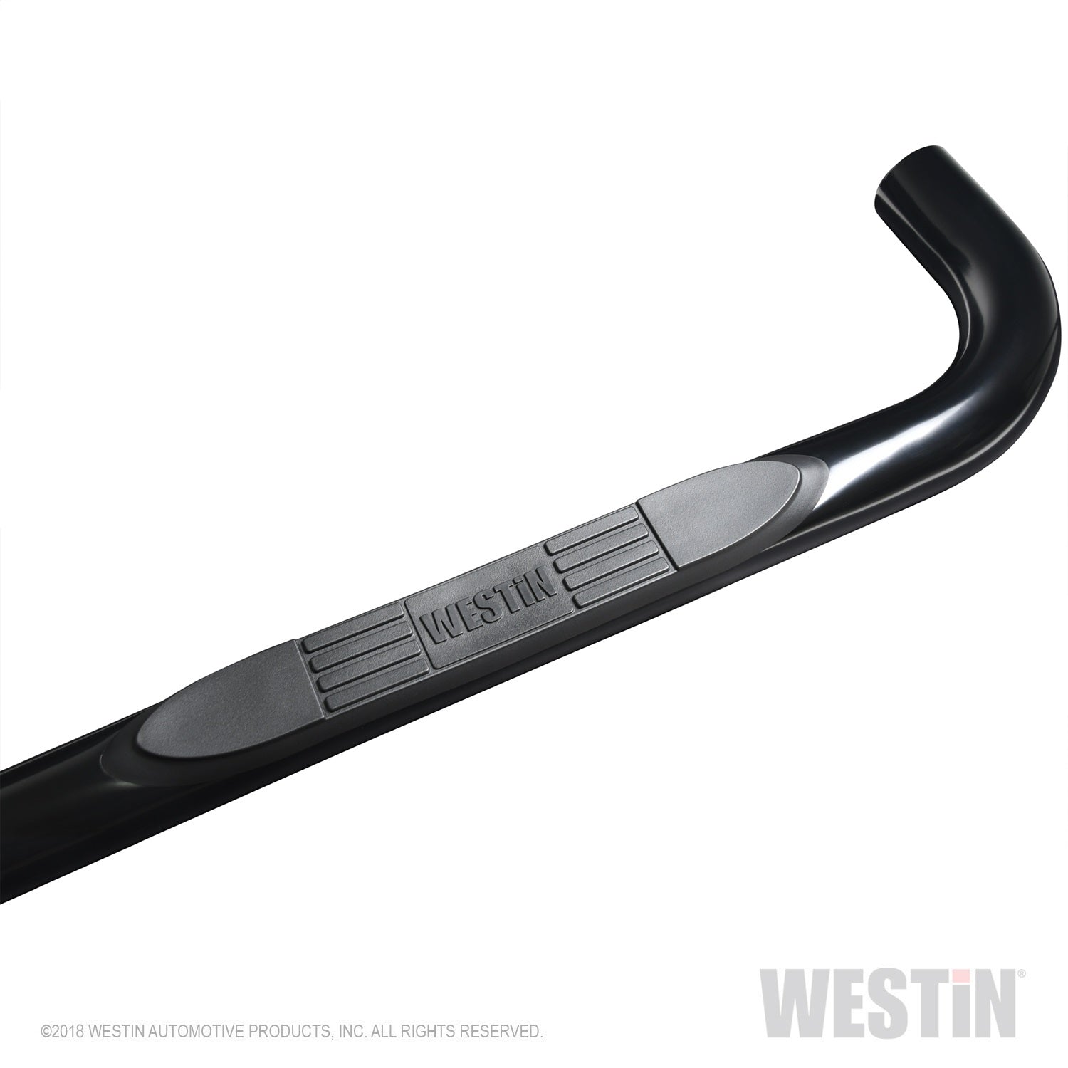 Westin - E-Series 3 Round Nerf Step Bars; Black; - 23-4135 - MST Motorsports