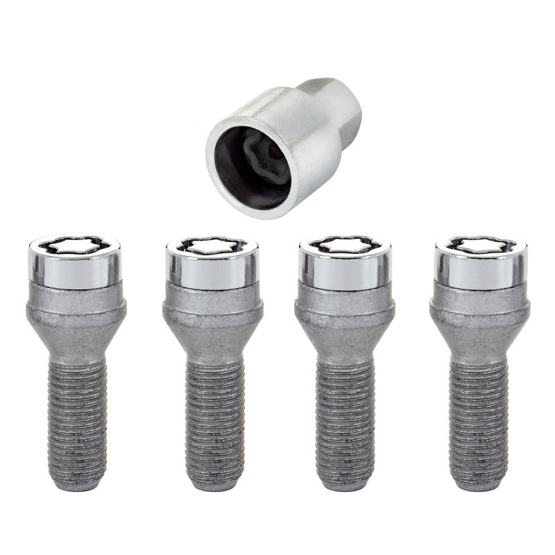 McGard - McGard Wheel Lock Bolt Set - 4pk. (Cone Seat) M12X1.25 / 19mm Hex / 29.1mm Shank Length - Chrome - 27169 - MST Motorsports