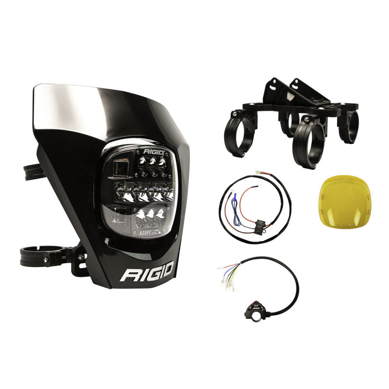 RIGID Industries - RIGID Adapt XE Extreme Enduro Complete Ready To Ride LED Moto Kit, Black - 300416 - MST Motorsports