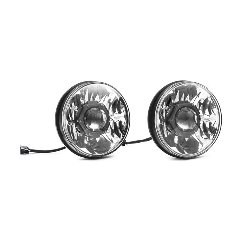 KC HiLiTES - KC Headlights Gravity LED 7in 2-Light 2018-2023 Jeep Wrangler JL Gladiator JT - 42342 - MST Motorsports