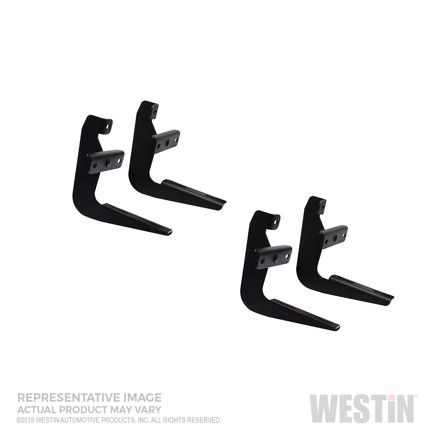 Westin - Running Board Mount Kit; Black Finish; For Crew Max Cab; - 27-1725 - MST Motorsports