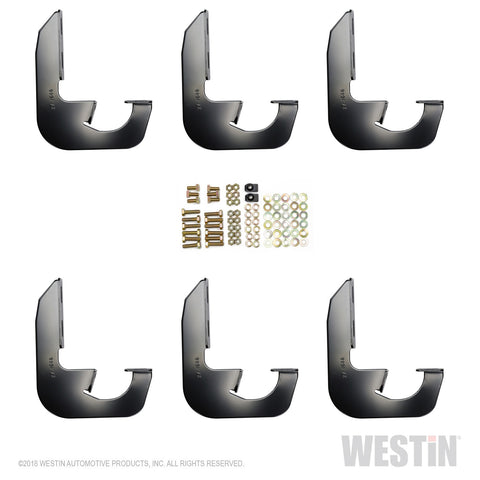 Westin - Running Board Mount Kit; Black Finish; For Double Cab; - 27-2145 - MST Motorsports