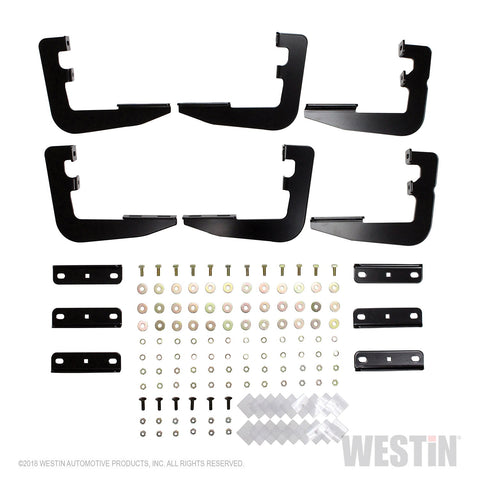 Westin - Running Board Mount Kit; Black Finish; For Quad Cab; - 27-2245 - MST Motorsports