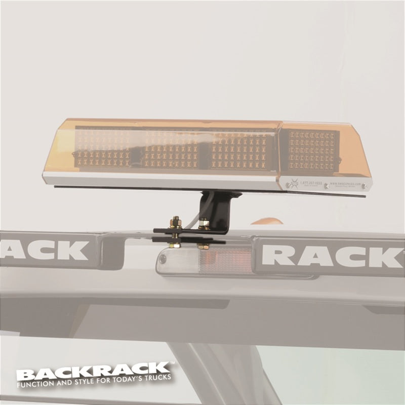 Backrack - Utility Light Bracket; Universal; 16in. X 7in. Rectangle, Center Mount - 91002REC - MST Motorsports