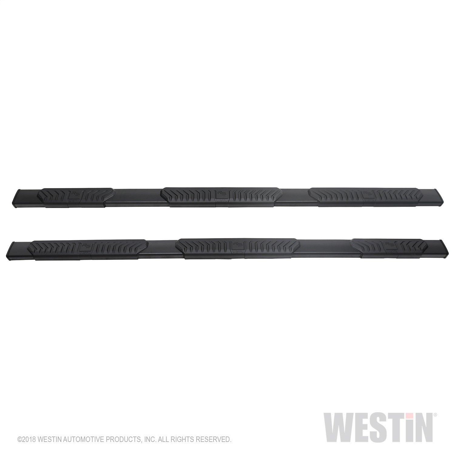 Westin - R5 Modular Wheel to Wheel Nerf Step Bars; 5 in. Black; Incl. Hardware; - 28-534695 - MST Motorsports