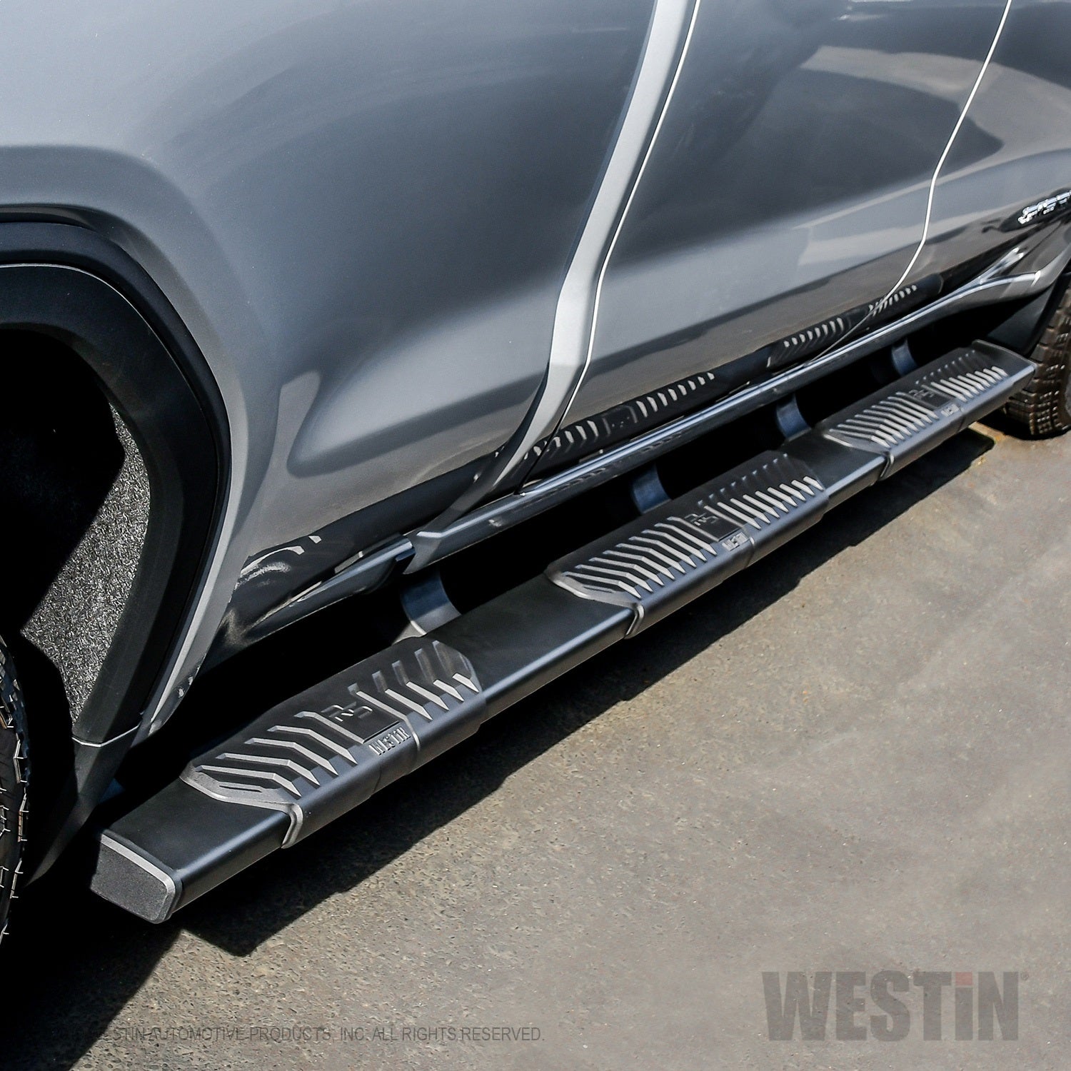 Westin - R5 Modular Wheel to Wheel Nerf Step Bars; 5 in. Black; Incl. Hardware; - 28-534695 - MST Motorsports