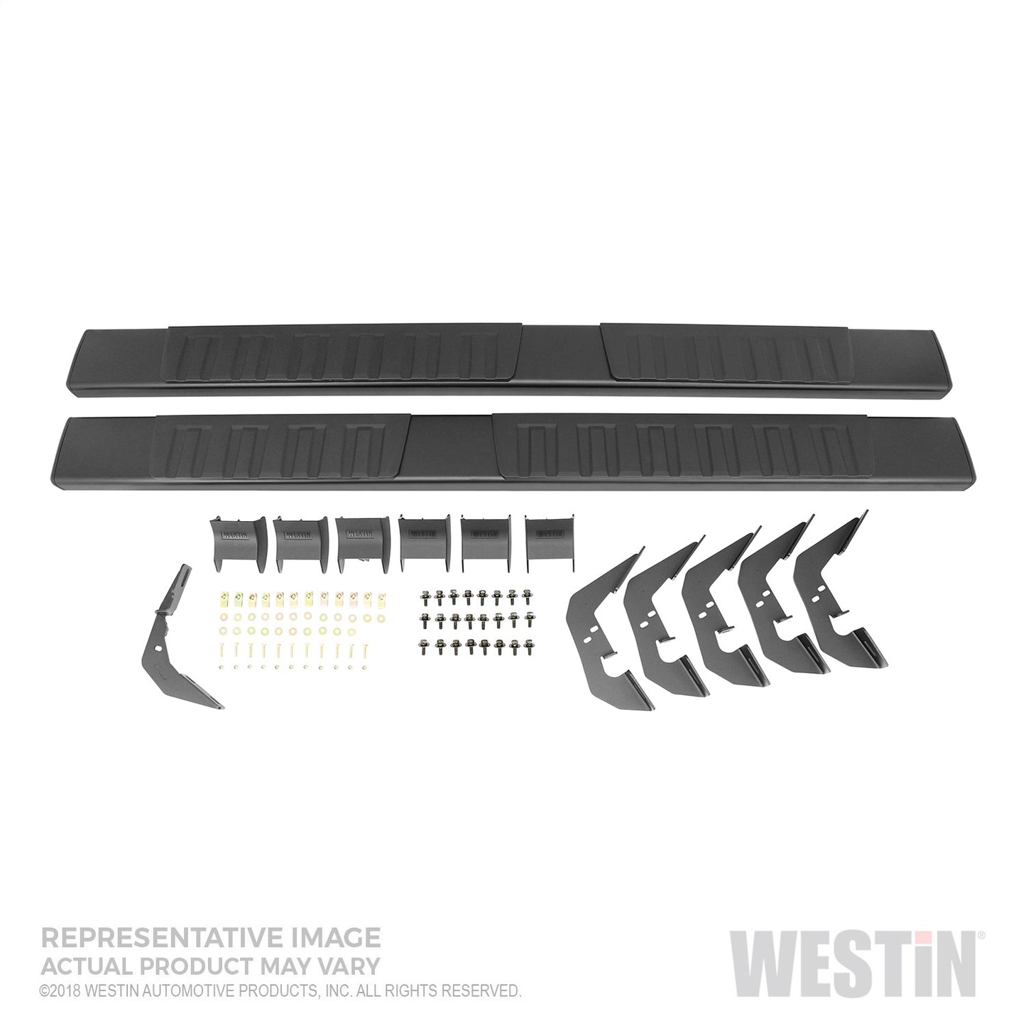 Westin - R7 Nerf Step Bars; Black; Mount Kit Included; For Super Cab; - 28-71085 - MST Motorsports