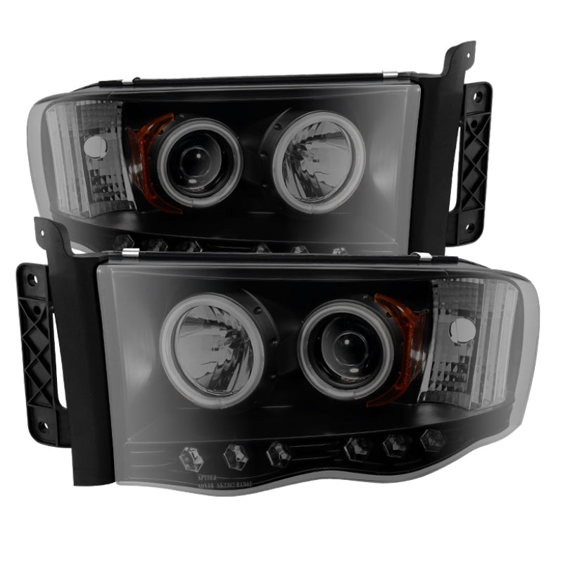 Spyder Auto - Projector Headlights - CCFL Halo - LED - Black Smoke - High H1 - Low H1 - 5078797 - MST Motorsports