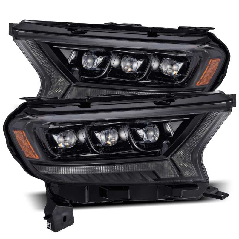 AlphaRex - AlphaRex 19-21 Ford Ranger NOVA LED Proj Headlight Plnk Style Alpha Blk w/Activ Light/Seq Signal/DRL - 880123 - MST Motorsports