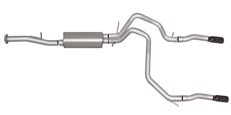 Gibson Performance Exhaust - Cat-Back Dual Split Exhaust System, Aluminized - 5573 - MST Motorsports