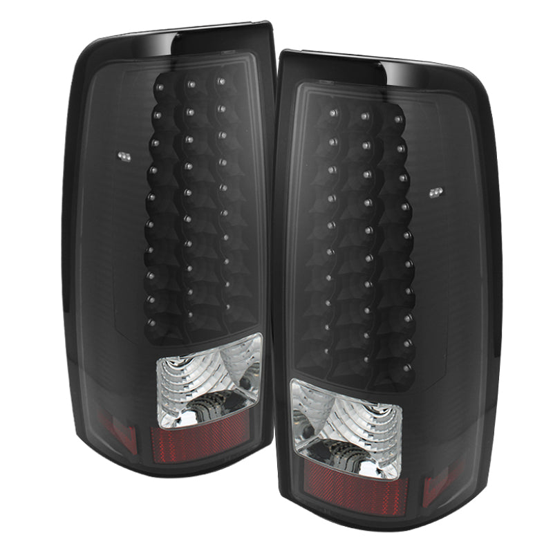 Spyder Auto - Xtune 03-06 Silverado 1500/2500 (Will Not Fit Stepside) LED Tail Lights Black ALT-ON-CS03-LED-BK - 5008763 - MST Motorsports