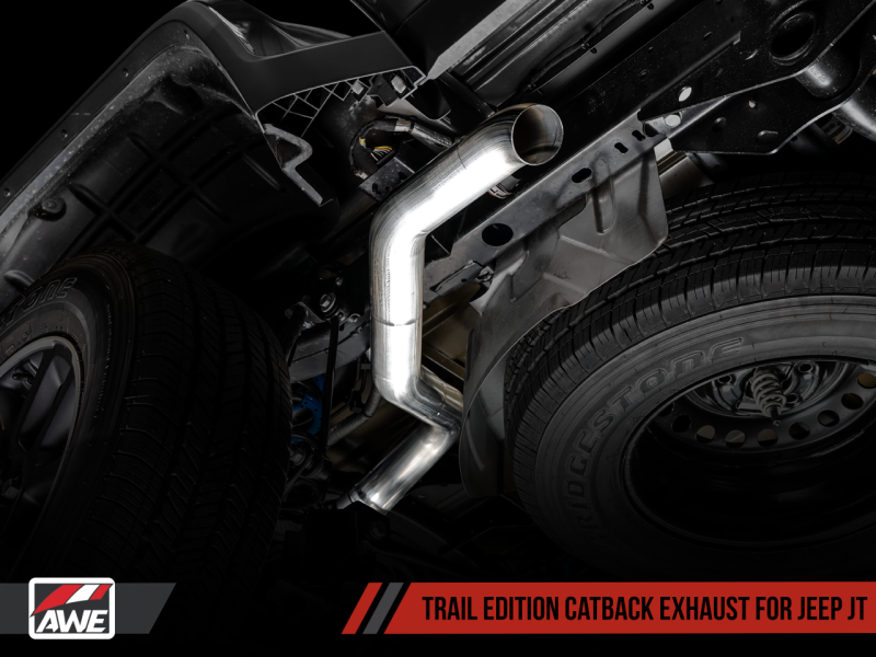 AWE Tuning - AWE Tuning 20-21 Jeep Gladiator JT 3.6L Trail Edition Cat-Back Exhaust - 3015-21001 - MST Motorsports