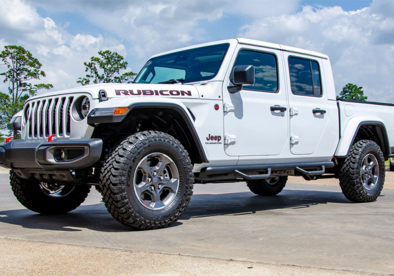 N-Fab - N-Fab Nerf Step 2019 Jeep Wrangler JT 4DR Truck Full Length - Tex. Black - 3in - J1980T - MST Motorsports