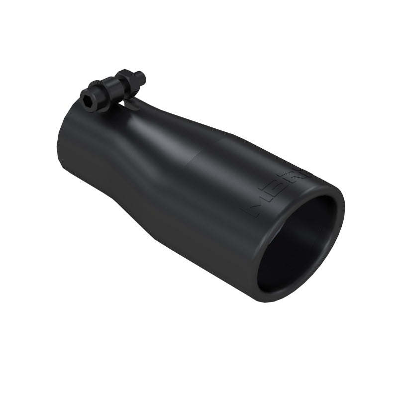 MBRP - Tip; 3 in. O.D. Oval 2in. inlet 7 1/16in. length; Black. - T5116BLK - MST Motorsports